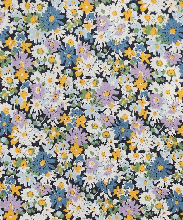 JOSEPH ABBOUD 【英国・リバティ社】リバティプリントシャツ ネイビー系6