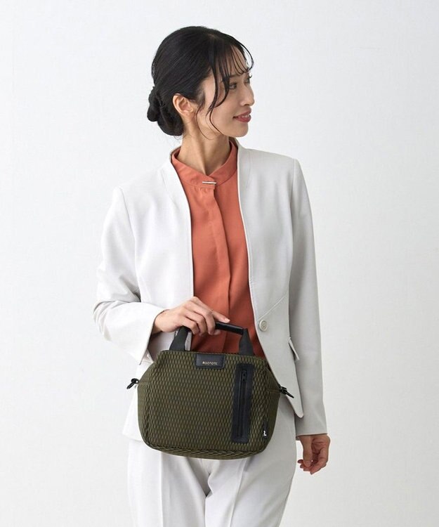 ROOTOTE 1072【軽くてしっかり!】LT.スクエア.タウニー-A 02：カーキ