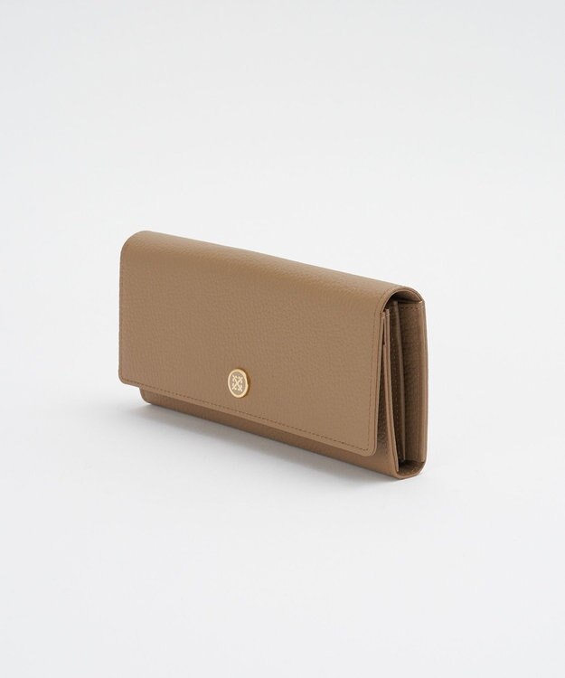russet サークルプレートロングウォレット(SO-440) Mocha
