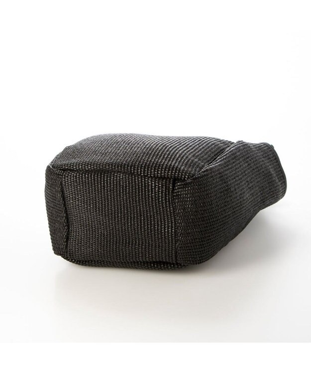 UNBILLION カシュカシュ cachecache / ポリプロピレンシート牛革付属トートバッグ ブラック