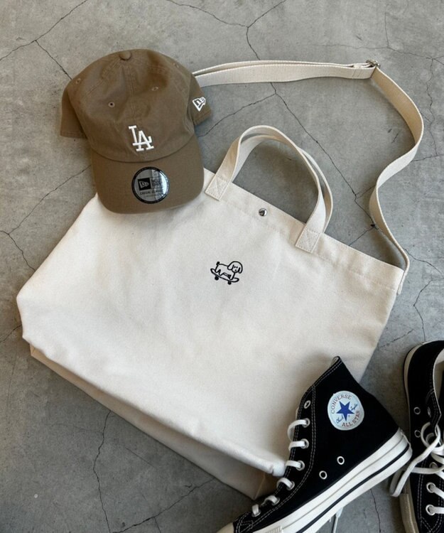 WEGO 2wayキャンバストート 柄11