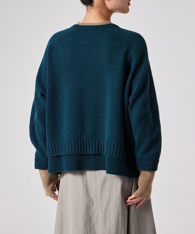 Paul Smith レイヤードディテール ニット ブルーグリーン