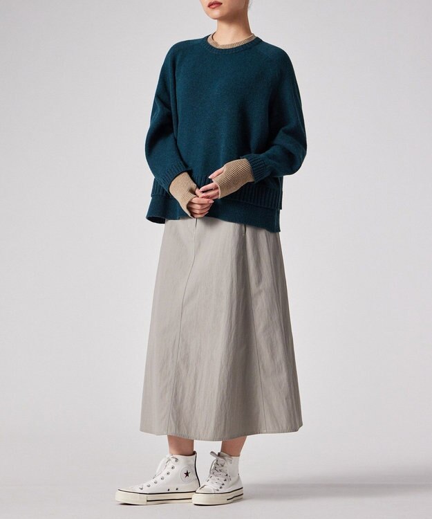 Paul Smith レイヤードディテール ニット ブルーグリーン