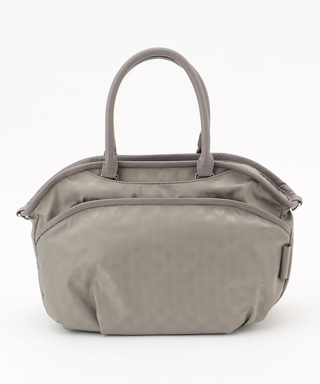 Y'SACCS Polka Dots　パイピングポケット2WAYミニトート グレージュ