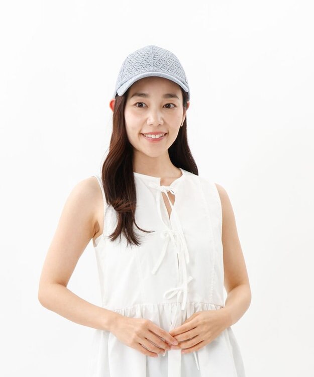 AURORA 【 LANVIN en Bleu （ランバン オン ブルー）】レースキャップ サックス