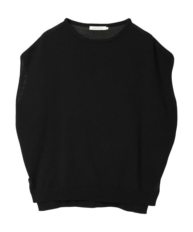 AMERICAN HOLIC ノースリーブニットプルオーバー Black