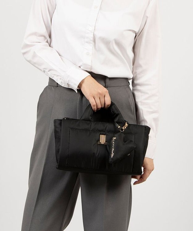 LANVIN en Bleu パッフィー 2wayショルダーバッグ ブラック