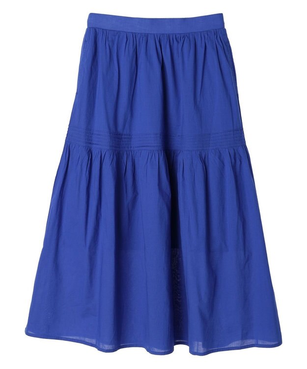 Green Parks ティアードロングスカート Blue