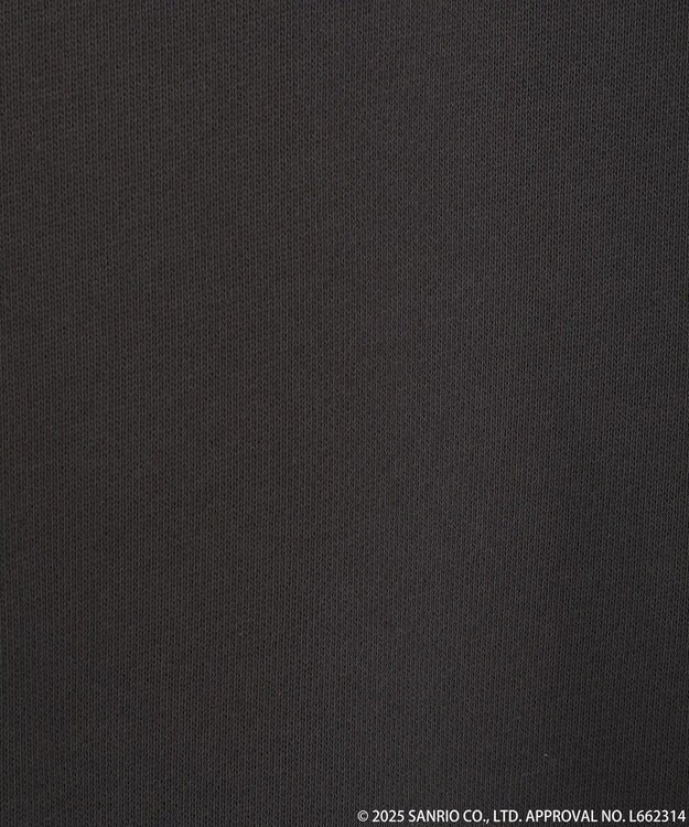 earth music&ecology マイメロディ＆クロミ／ｅａｒｔｈ　耳付きフーディー Charcoal Gray