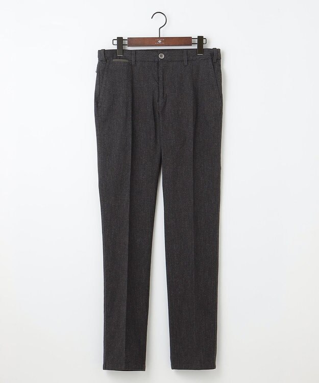 JOSEPH ABBOUD 【ストレッチ】ムリネオックス オーガニックストレッチパンツ ダークブラウン系