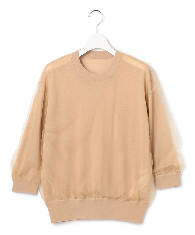 23区 【GOLD LABEL】チュールニット キャメル系