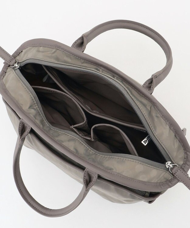 Y'SACCS Polka Dots　パイピングポケット2WAYミニトート グレージュ