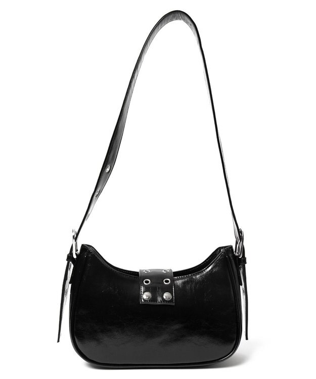 WEGO マルチWAYハーフムーンベルトバッグ ブラック