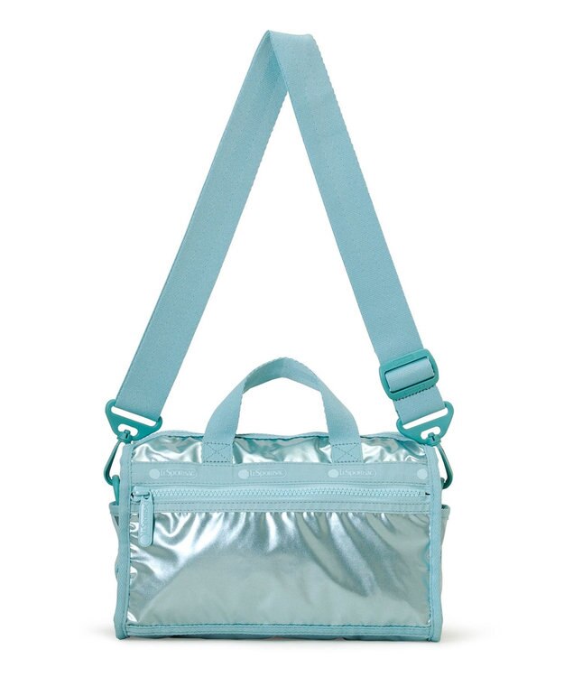 LeSportsac MINI DUFFEL CROSSBODY/アクアブルーシャイン アクアブルーシャイン