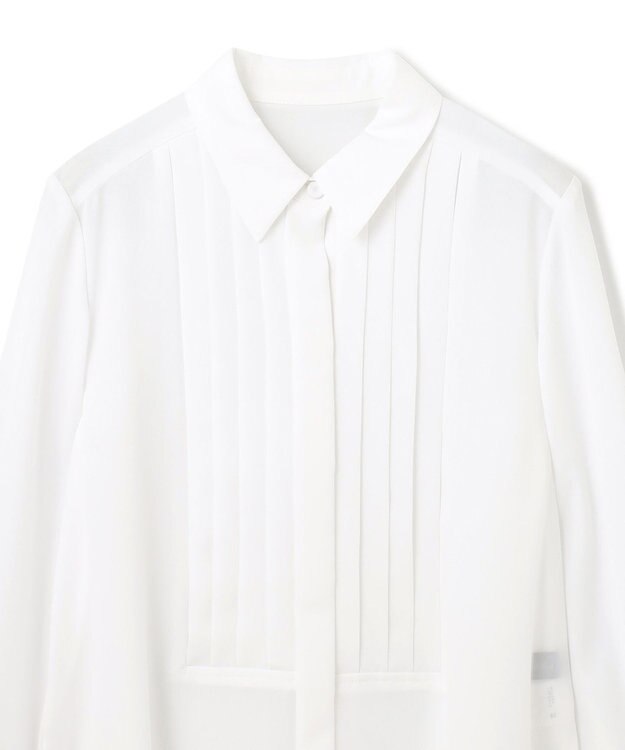 GRACE CONTINENTAL ロングテールドレスシャツ ホワイト