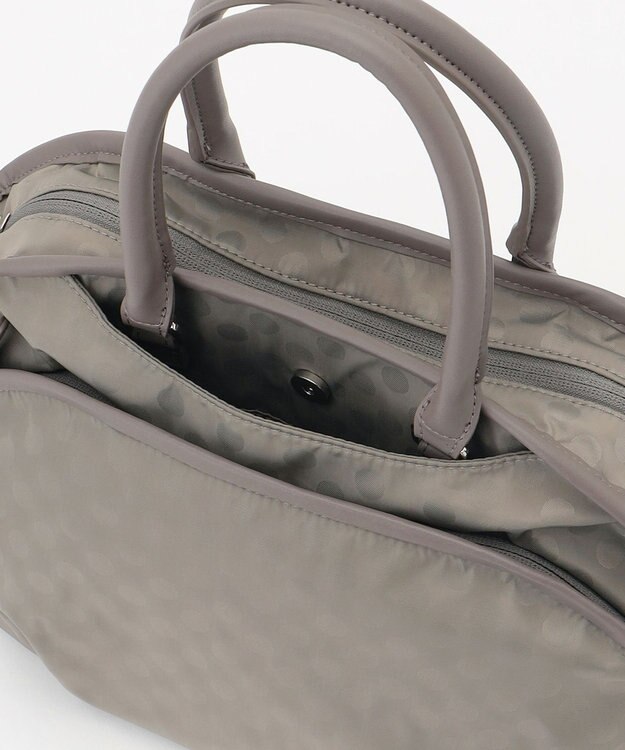 Y'SACCS Polka Dots　パイピングポケット2WAYミニトート グレージュ