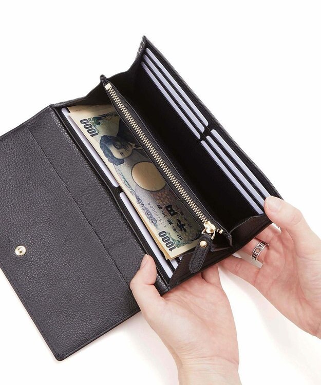 TOPKAPI 【TOPKAPI】イタリアンシュリンクレザー 長財布 fortuna フォルトゥナ ブラック