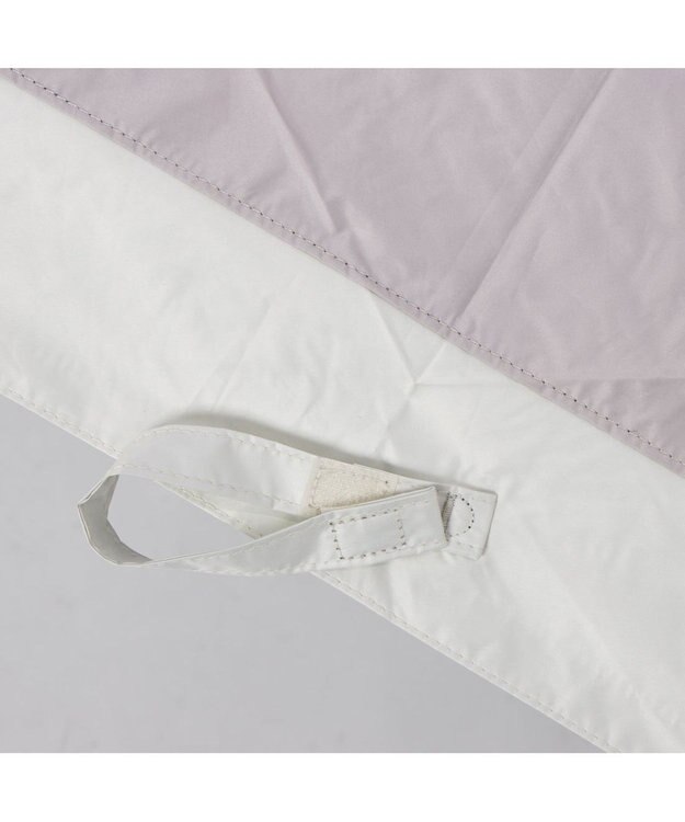 UNBILLION カシュネ cachenez /【晴雨兼用　日傘　UVカット率・遮光率100％生地使用 】PU軽量バイカラー自動開閉折りたたみ傘 ダークベージュ