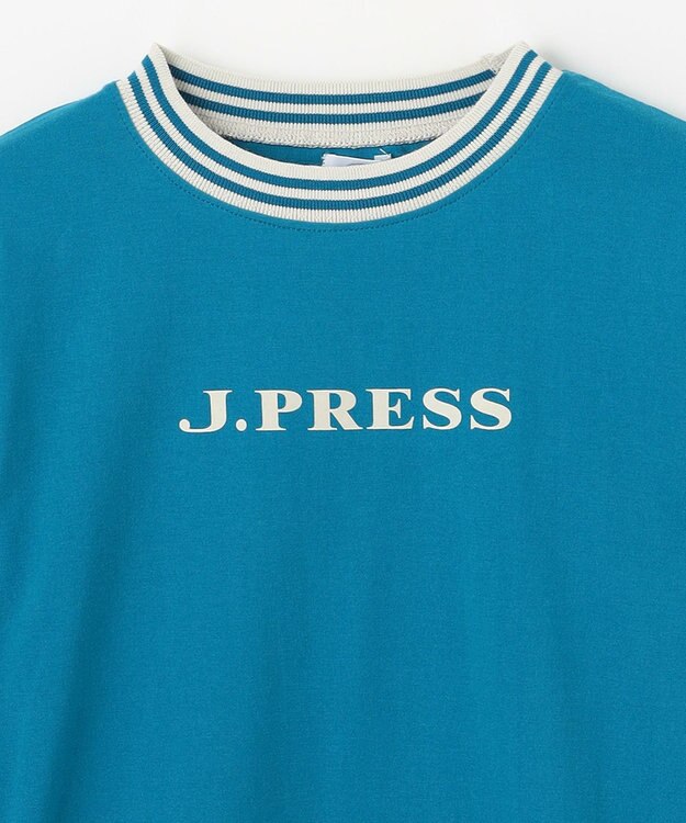 J.PRESS KIDS 【140-170cm】リブライン ロゴカットソー ダルブルー系
