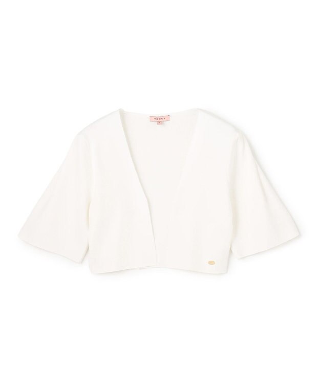 TOCCA 【松木育未さん着用】CREPE BOLERO ボレロ アイボリー系