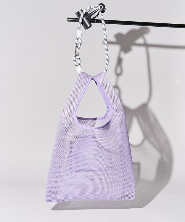 AMERICAN HOLIC ロープ付メッシュトートバッグ Lavender
