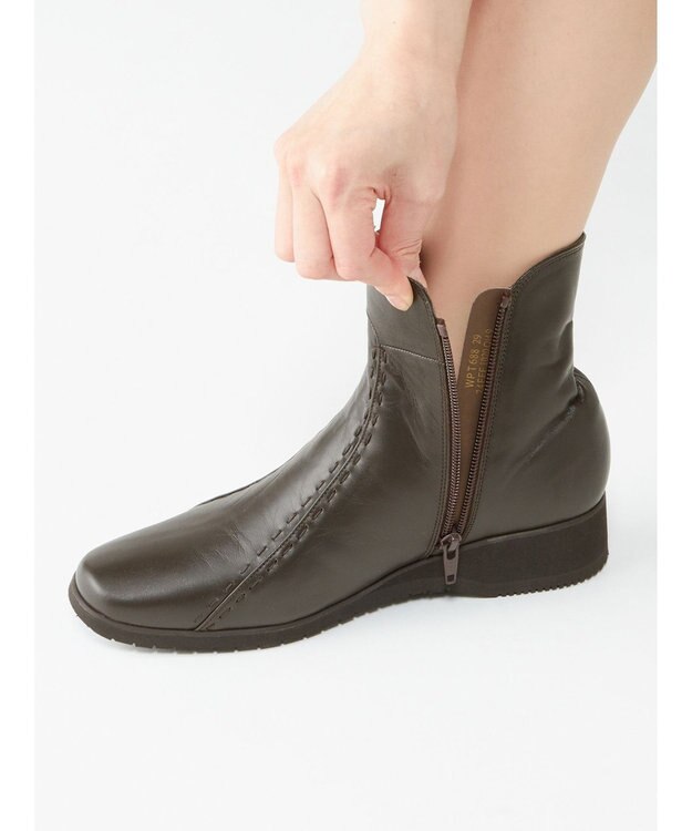 ASICS WALKING ペダラウオ－キングシユ－ズ 3E 3.5cmヒール ブラウン系