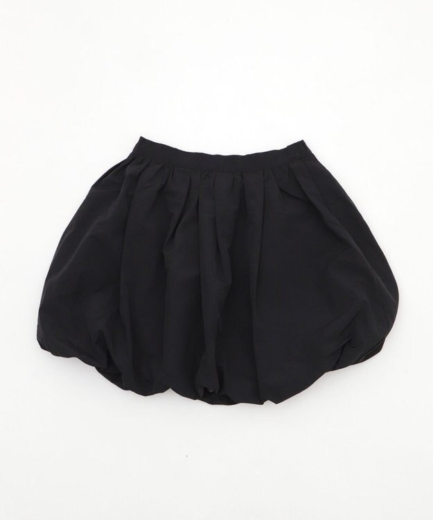WEGO ナイロンバルーンミニスカート ブラック