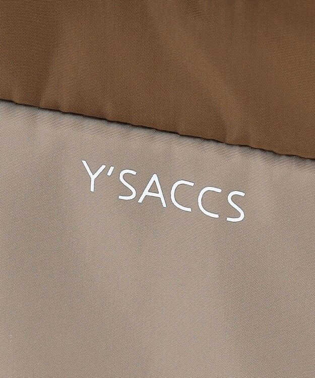Y'SACCS ドローストリング コンビカラーリュックサック チョコ