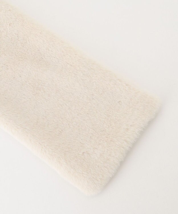 23区GOLF 【WOMEN】ファー ネックウォーマー ホワイト系