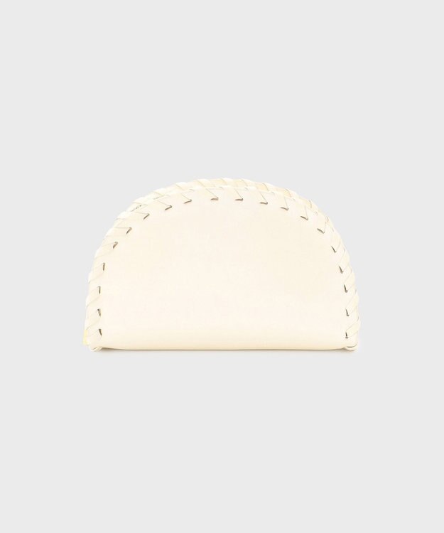 GRACE CONTINENTAL V_circle pouch パールホワイト