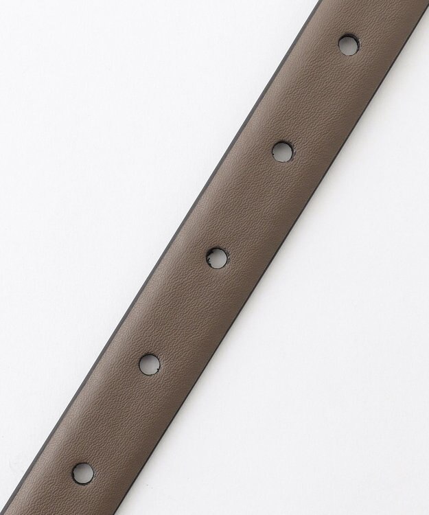 組曲 ダブルメタルバックル ベルト ベージュ系