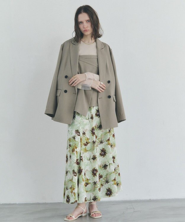 YECCA VECCA ゴールドバーサンダル Ivory