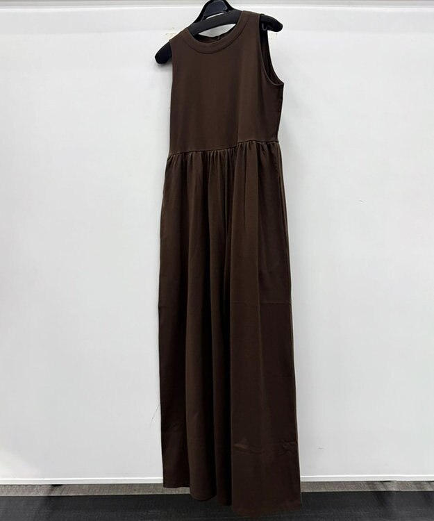 uncrave プレーンジャージー オールインワン ブラウン