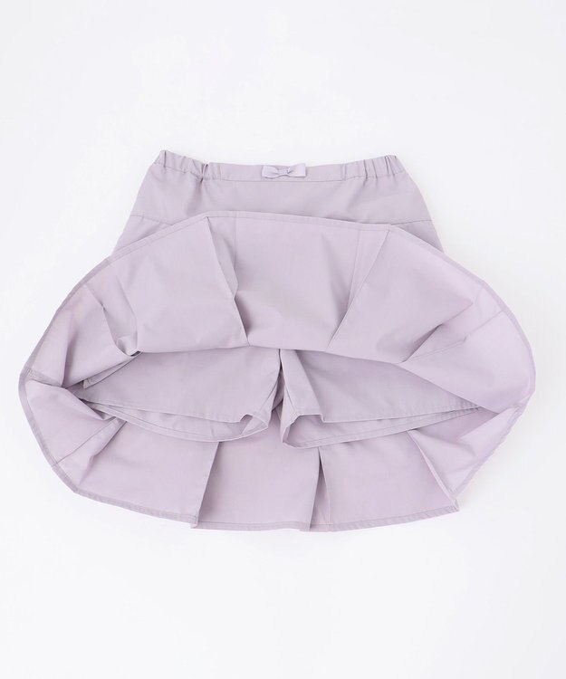 組曲 KIDS 【150-160㎝】ボックスタック キュロット ラベンダー系