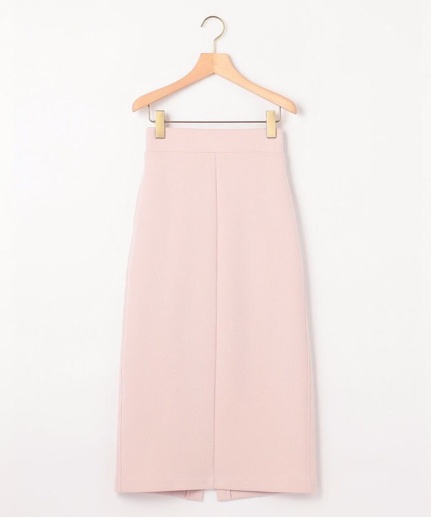 組曲 【WEB限定】ストレッチダンボール タイトスカート ローズ系