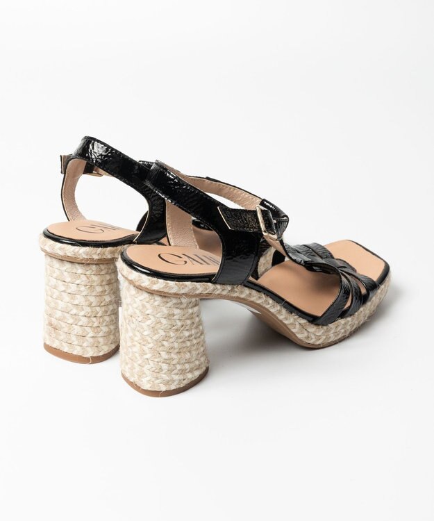 gaimo 【GAIMO/ガイモ】グルカ風ヒールサンダル/SIMONA-RS ブラック