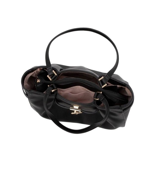 CLATHAS ポルサ ハンドバッグ ブラック