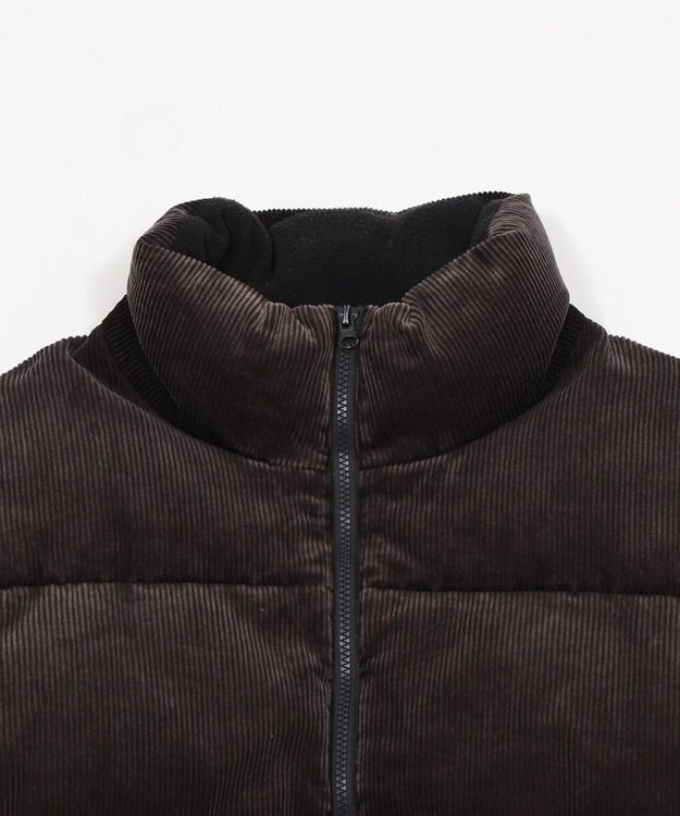 WEGO 【ユニセックス着用ITEM/MLサイズ展開】コーデュロイパファーブルゾン ブラックその他