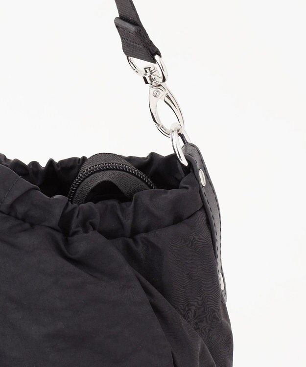 Y'SACCS 【Y’SACCS vous et】サイドギャザー2WAYトート Mサイズ ブラック