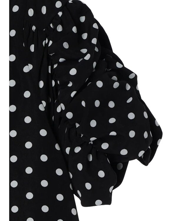 Green Parks AnriettMusee ギャザースリーブブラウス Dot