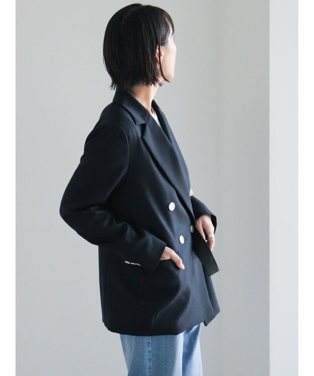 Te chichi デタッチベルトテーラードジャケット《2026 spring catalog item》 ネイビー