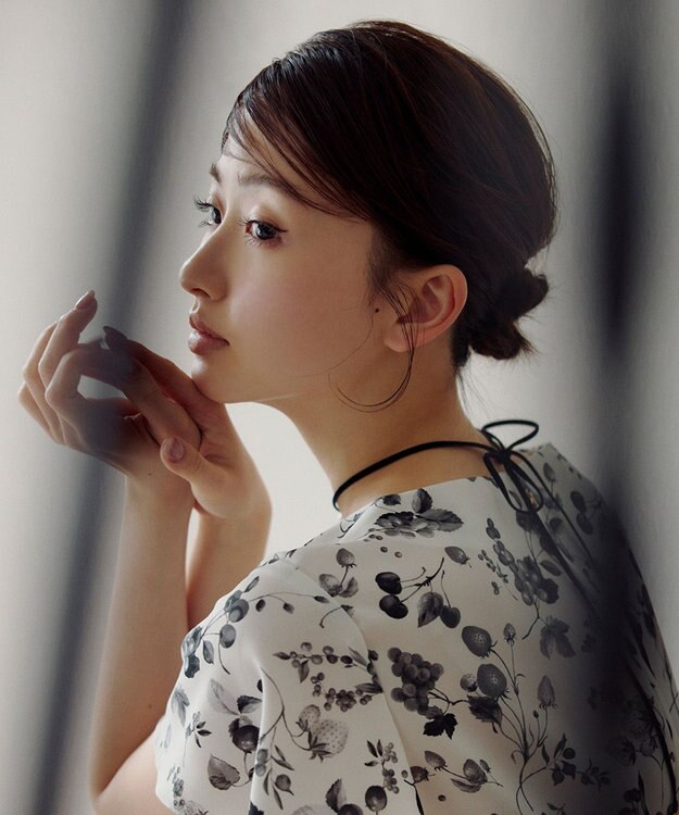 TOCCA TIED WITH PEARL NECKLACE 淡水パールネックレス【星風まどかさん着用】 ブラック系