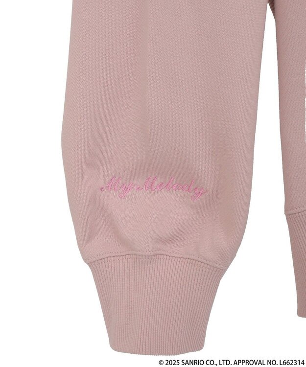 earth music&ecology マイメロディ＆クロミ／ｅａｒｔｈ　耳付きフーディー Pink