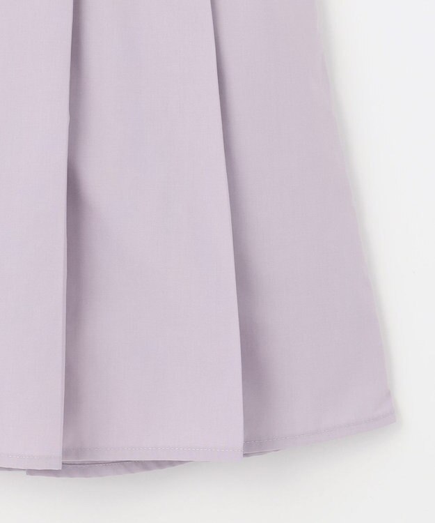 組曲 KIDS 【150-160㎝】ボックスタック キュロット ラベンダー系