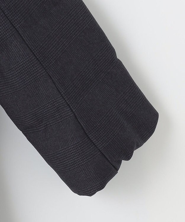 J.PRESS LADIES S ハウンドトゥース&グレンチェック ロング ダウンコート ネイビー系3