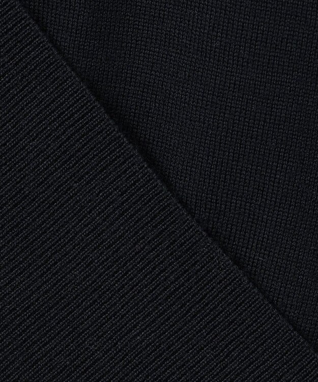 GOTAIRIKU ハイゲージ＿ニットポロ ブラック系