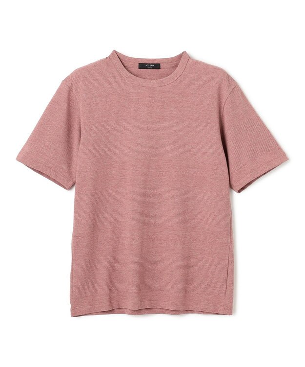 JOSEPH HOMME 新素材【清涼感/ストレッチ】リンクスメランジジャージー　クルーネックカットソー ピンク系