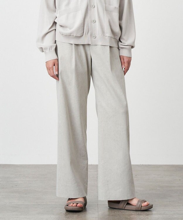 ATON HEAVY HEMP | ストレートパンツ GRAY