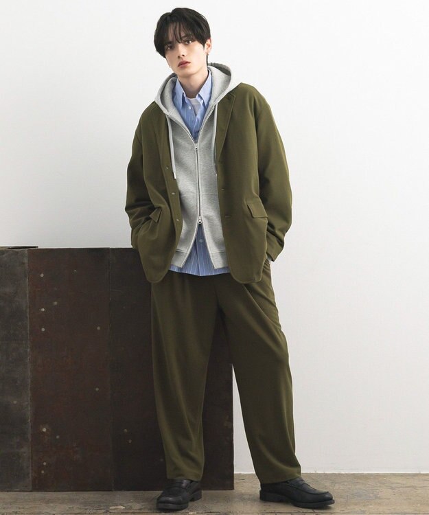 CRAFT STANDARD BOUTIQUE ジョーゼットセットアップ Khaki