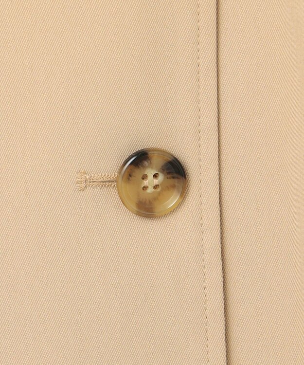 組曲 コットンライクツイル トレンチコート キャメルベージュ系